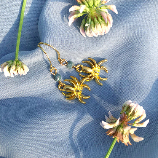 Faceted Tourmaline Spiders