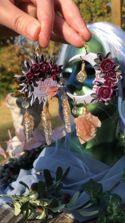 *new* Blushing Celestials (pink amethyst, fluorite, singing brass quartz)