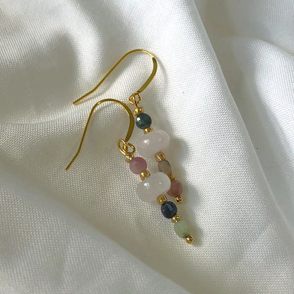 Jade & Tourmaline Dangles