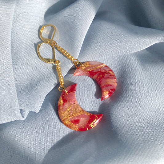 *New* Faux Fire Quartz Dangles