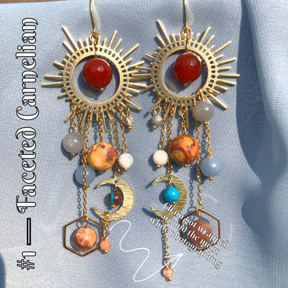 *Restocked with Variants* *Viral* Galaxy Earrings in Gold