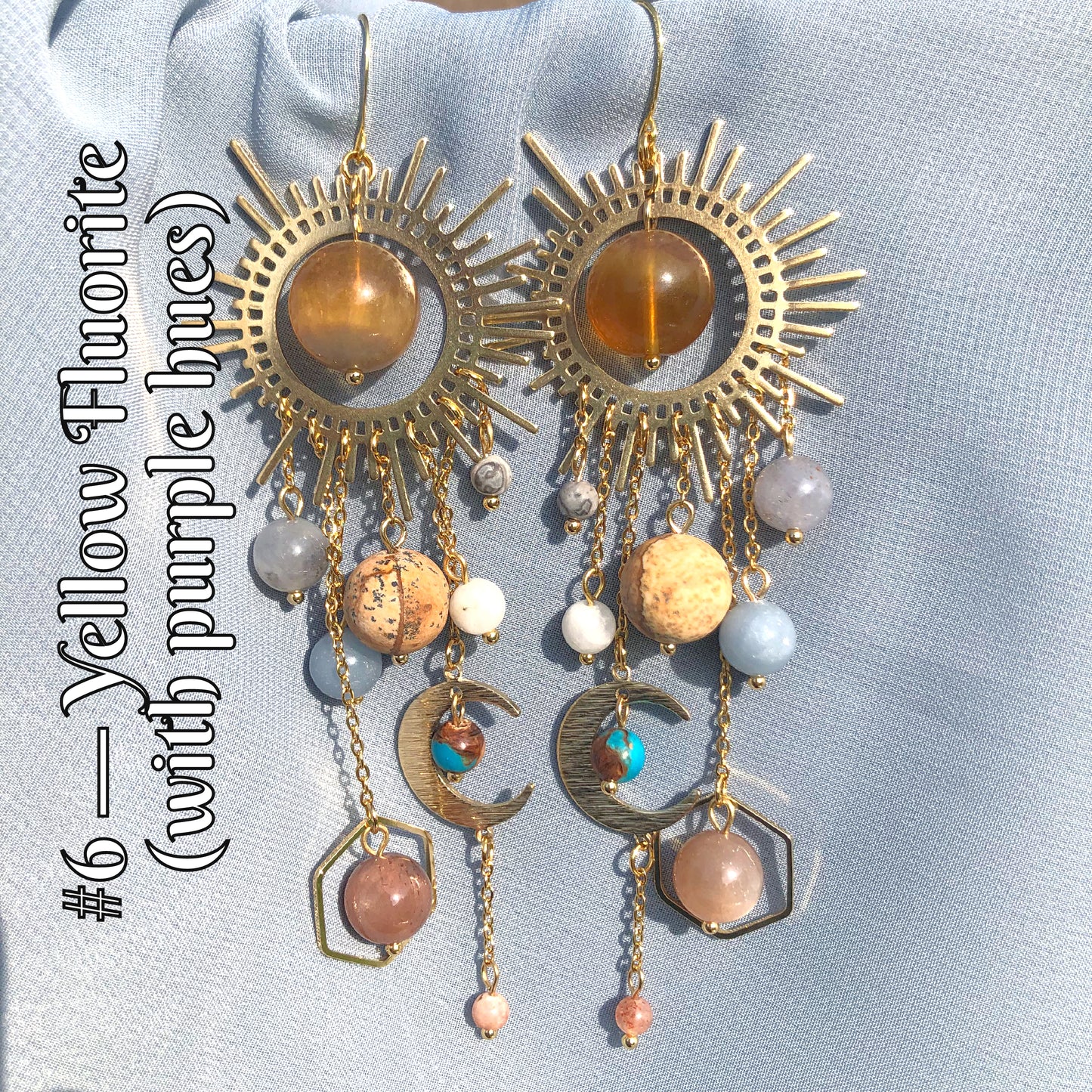 *Restocked with Variants* *Viral* Galaxy Earrings in Gold