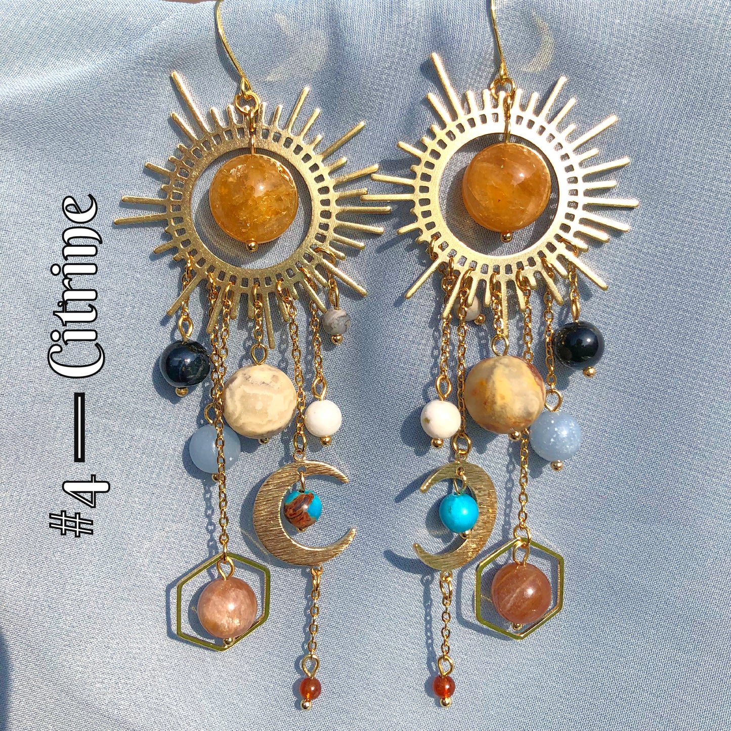 *Restocked with Variants* *Viral* Galaxy Earrings in Gold