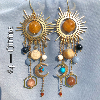 *Restocked with Variants* *Viral* Galaxy Earrings in Gold