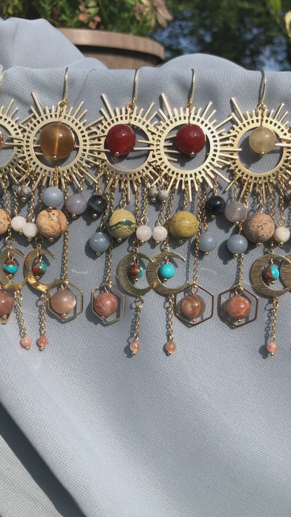 *Restocked with Variants* *Viral* Galaxy Earrings in Gold